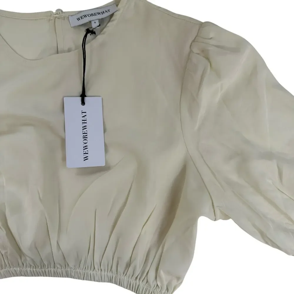 WeWoreWhat Ruffle Cropped Top - Picture 4 of 5